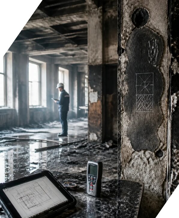 Обследование зданий после пожара в Тейково от 16310 р. | ЭкспертизаРоссия